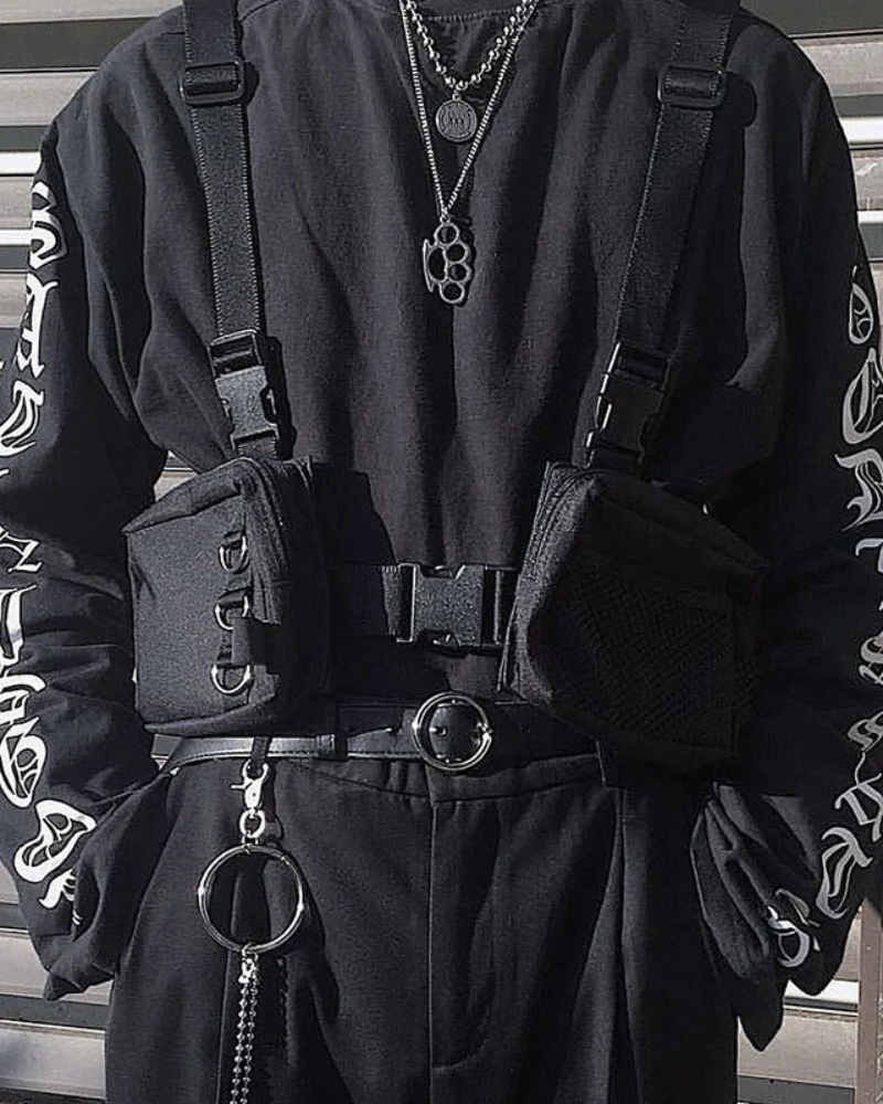 Adjustable Strap Small Chest Bag - Image 2