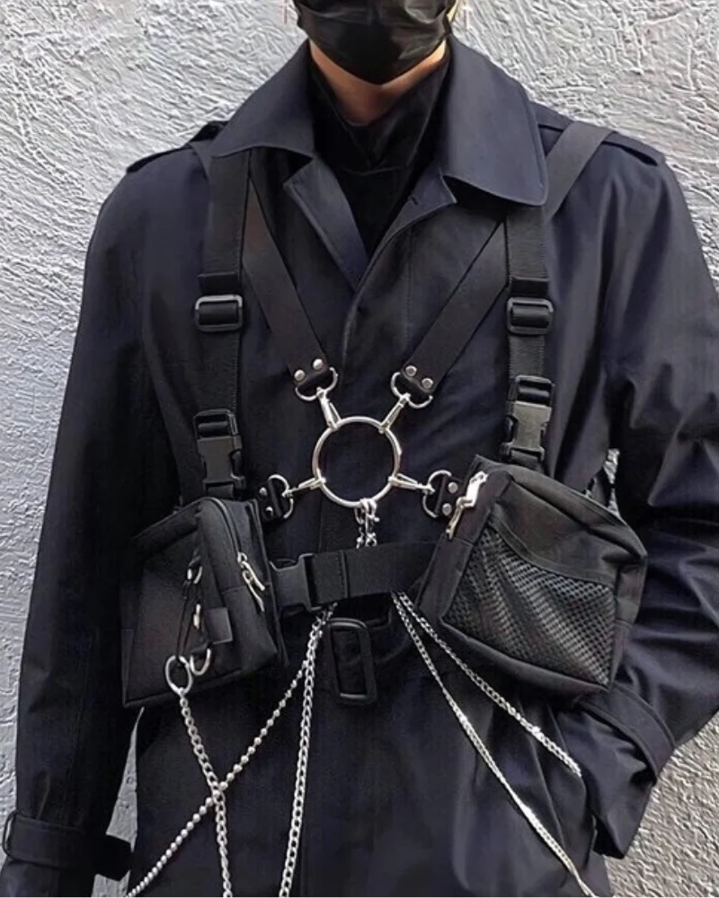 Adjustable Strap Small Chest Bag - Image 4