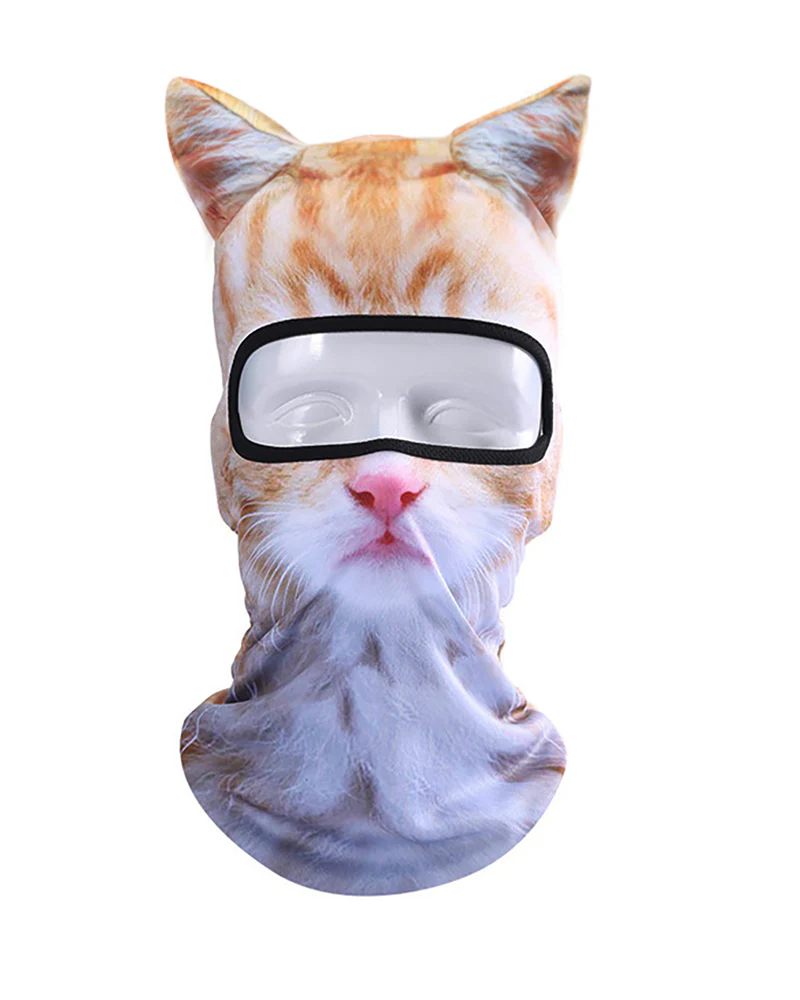 Animal Balaclava Windproof Outdoor Sports Party Cat Ski Mask - Image 10