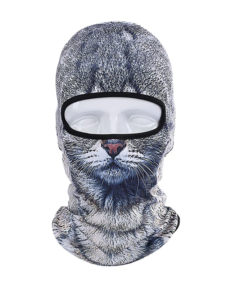 Animal Balaclava Windproof Outdoor Sports Party Cat Ski Mask - Image 7