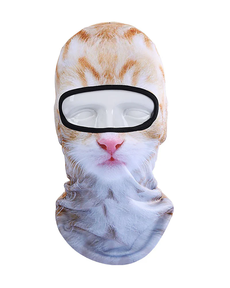 Animal Balaclava Windproof Outdoor Sports Party Cat Ski Mask - Image 8