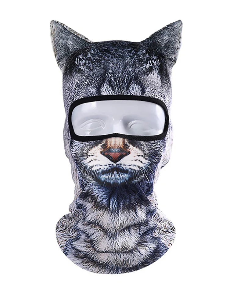 Animal Balaclava Windproof Outdoor Sports Party Cat Ski Mask - Image 9