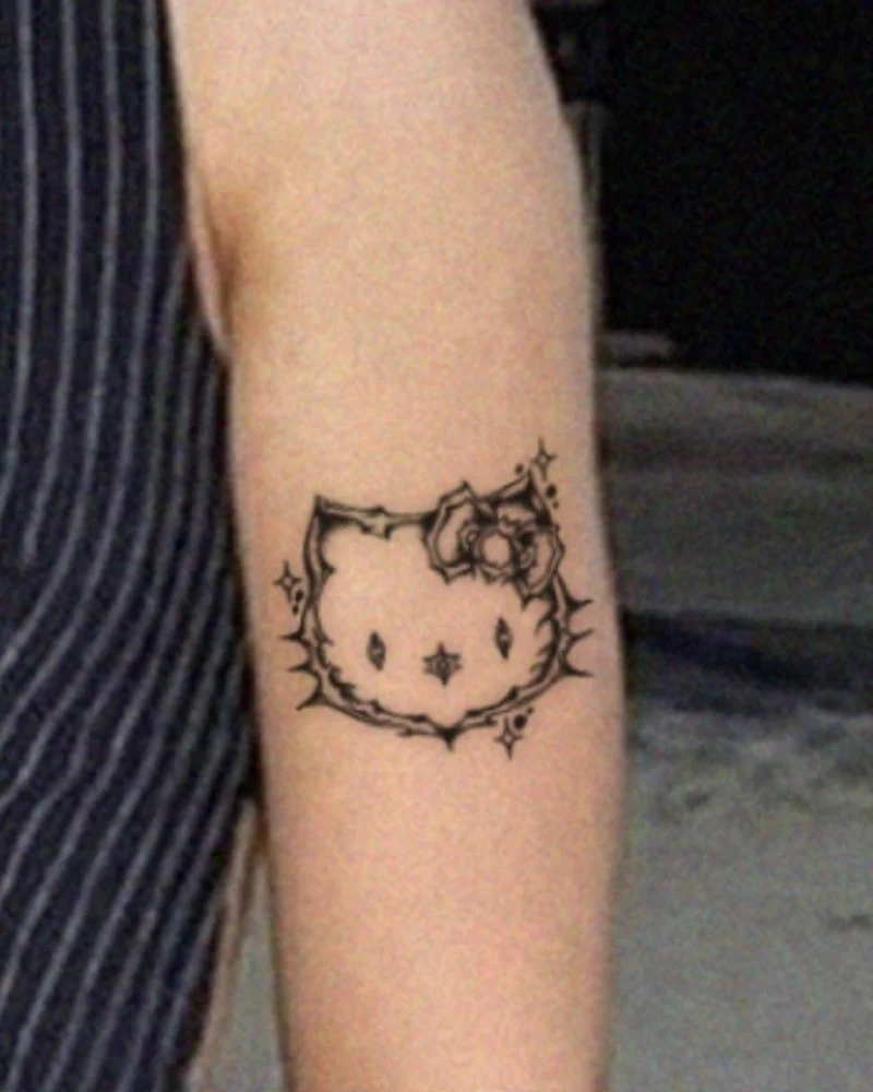Arm Waterproof Cyberpunk Tattoo - Image 5