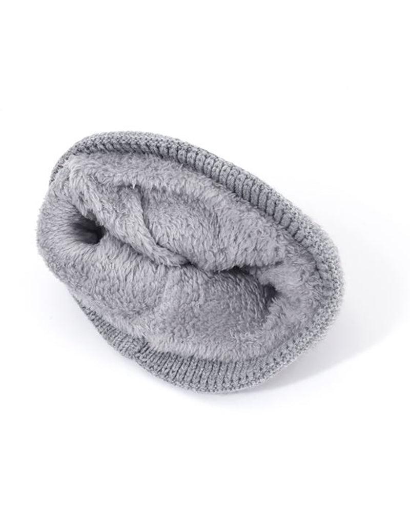 Aviator Sunglasses Knitted Futuristic Hat - Image 3