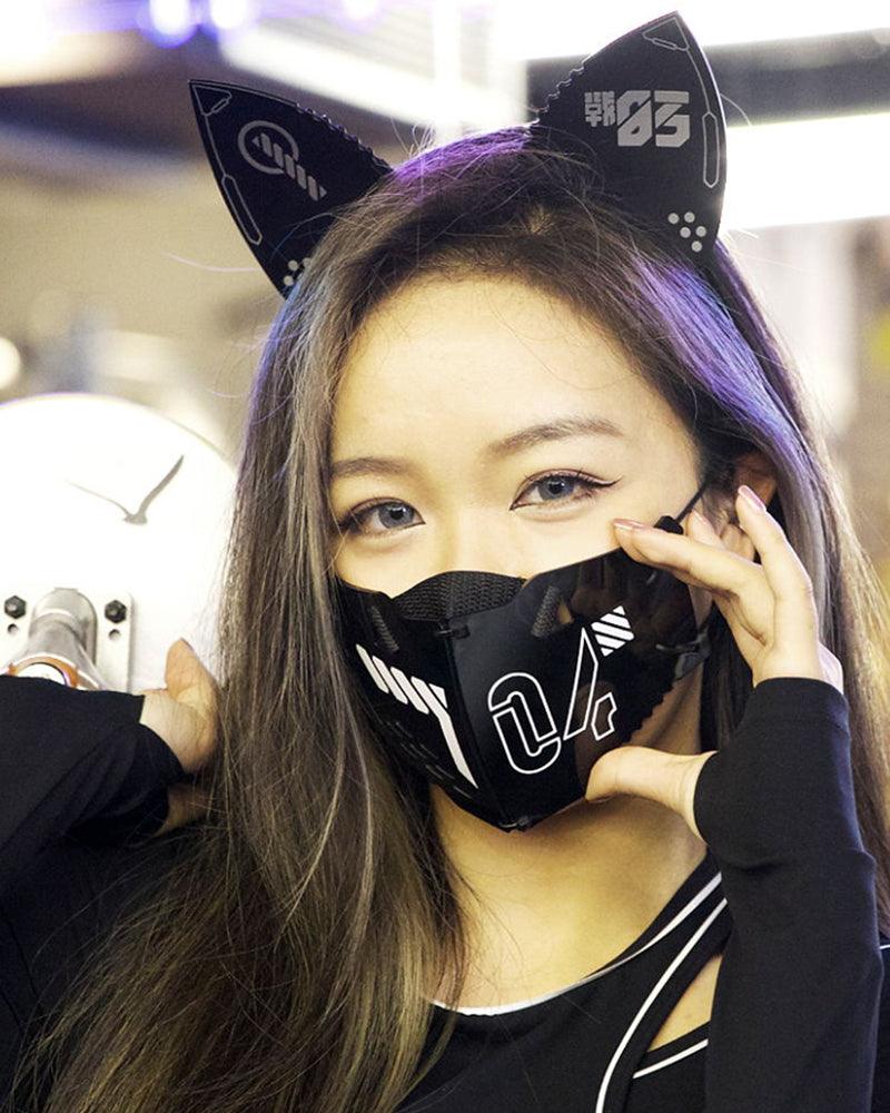 Bad Girl Cyberpunk Cat Ear Headband And Mask (Sold Separately) - Image 7