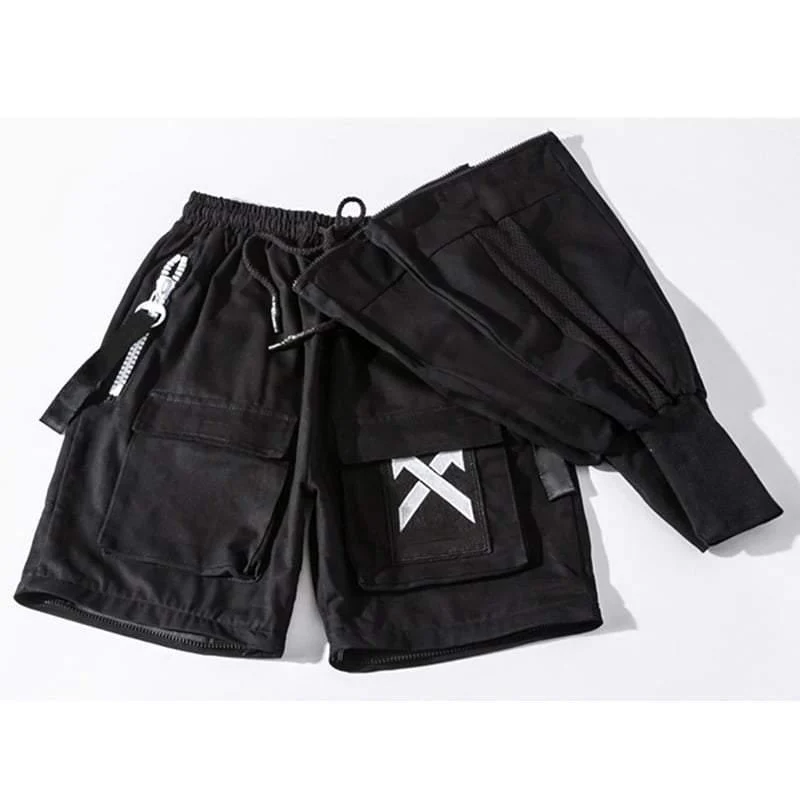Become An X-Man Techwear Black Cargo Pants - Image 5