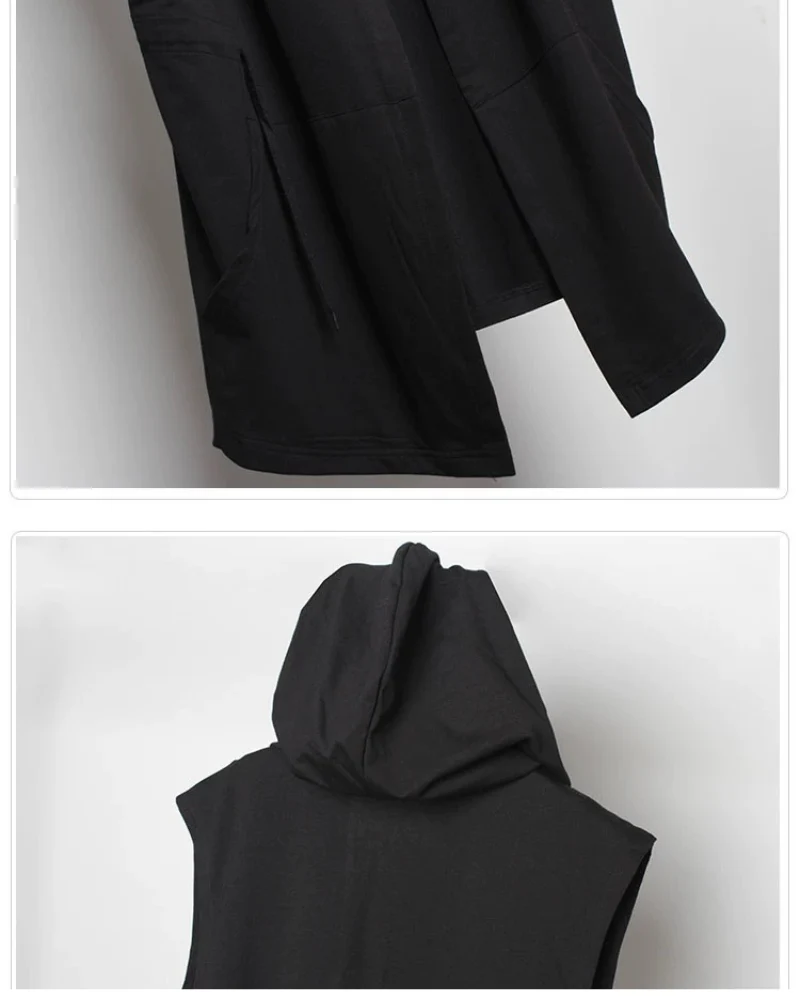 Black Sleeveless Ninja Costume Vest - Image 11