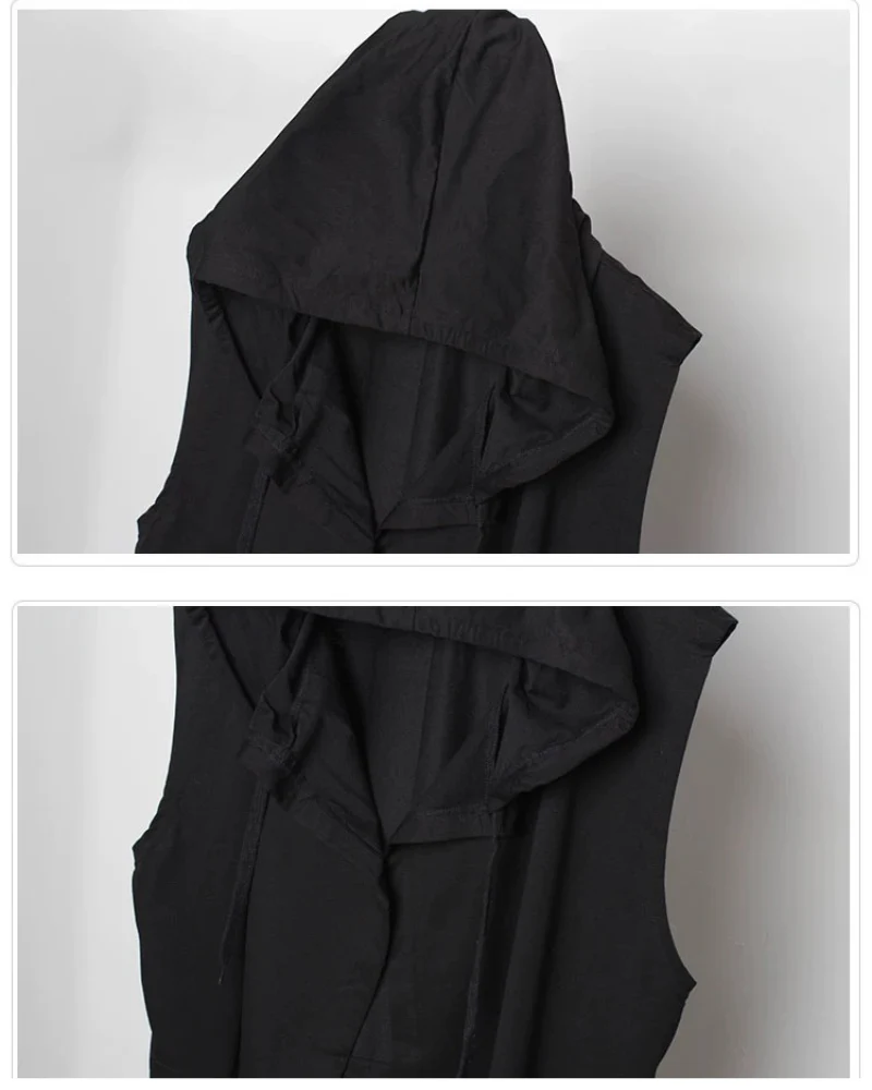 Black Sleeveless Ninja Costume Vest - Image 9