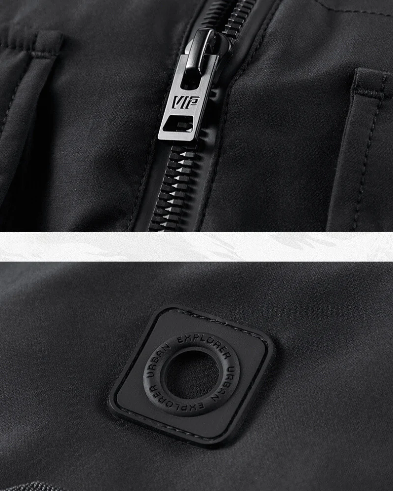 Functional Multi-pocket Cargo Hooded Jacket - Image 8