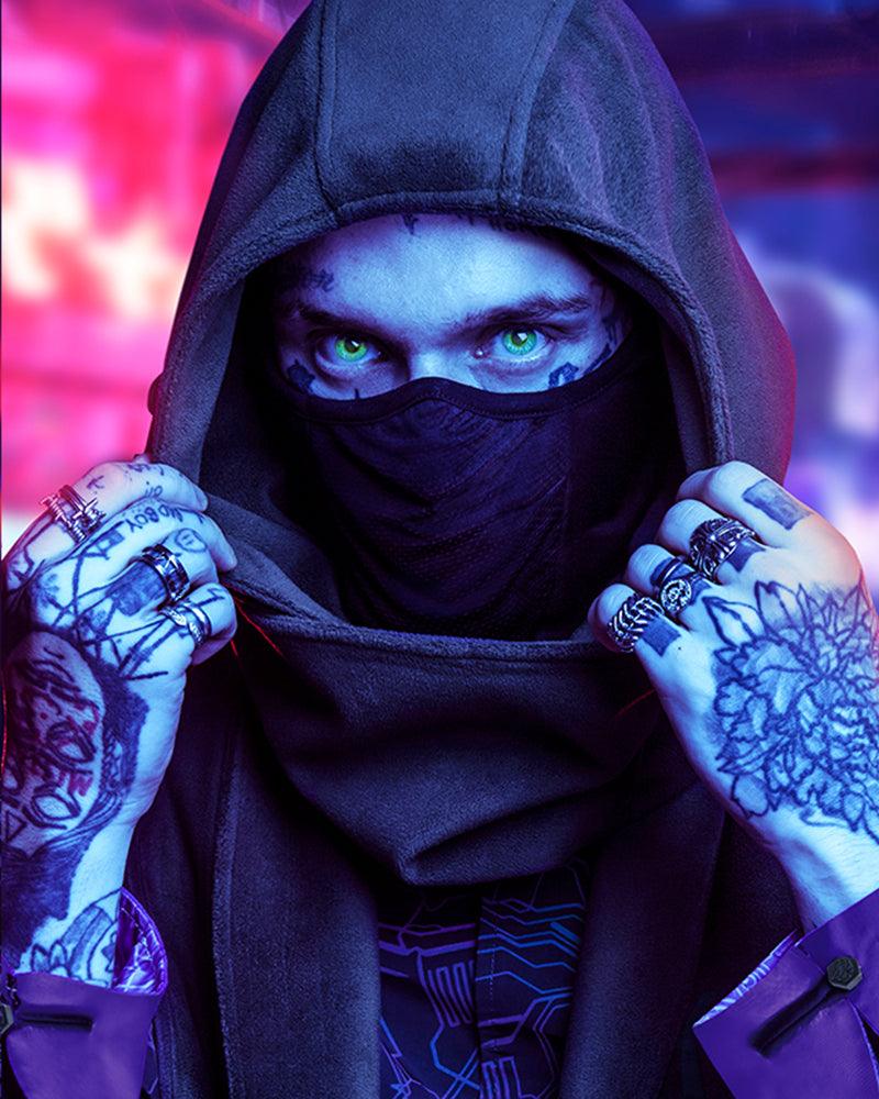 XIPHEVIL Cyberpunk Assassin Ninja Scarf And Mask - Image 10