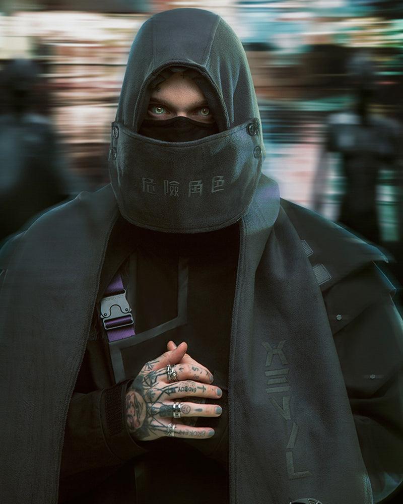 XIPHEVIL Cyberpunk Assassin Ninja Scarf And Mask - Image 14