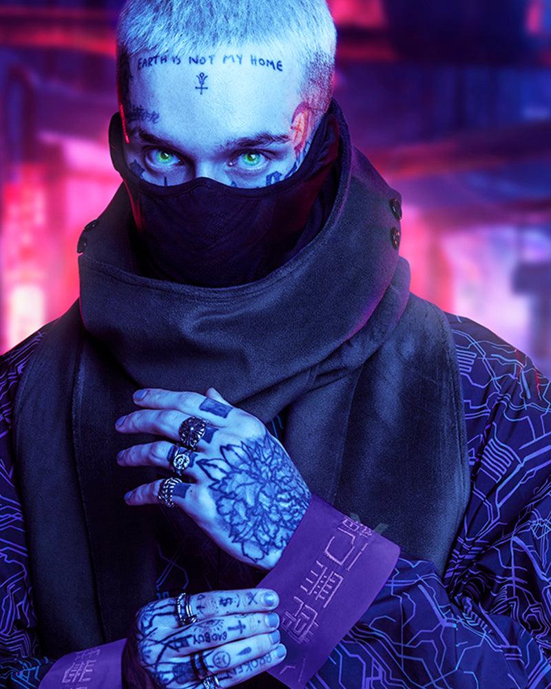 XIPHEVIL Cyberpunk Assassin Ninja Scarf And Mask - Image 6