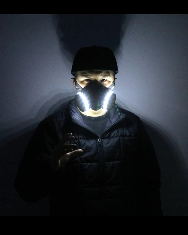 Cyberpunk Bar DJ Party LED Colorful Mask - Image 8