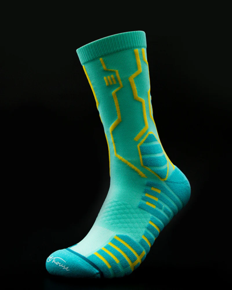 Cyberpunk Circuit Mid-calf Socks - Image 14