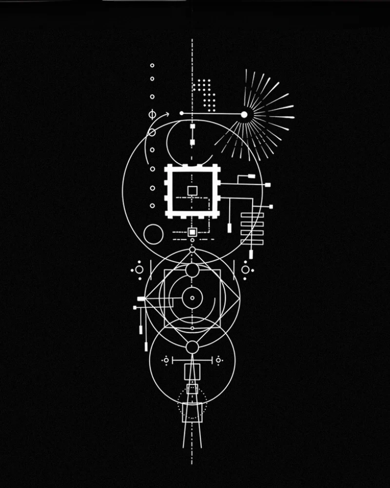 Cyberpunk Circuit Tattoo - Image 2