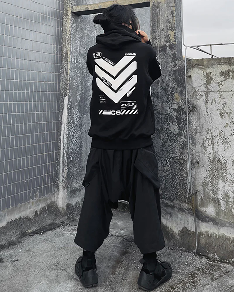Cyberpunk City Futuristic Sci-Fi Hoodie - Image 7