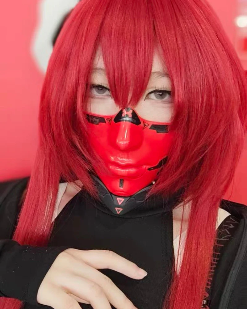 Cyberpunk Cosplay Half Face Mask - Image 21