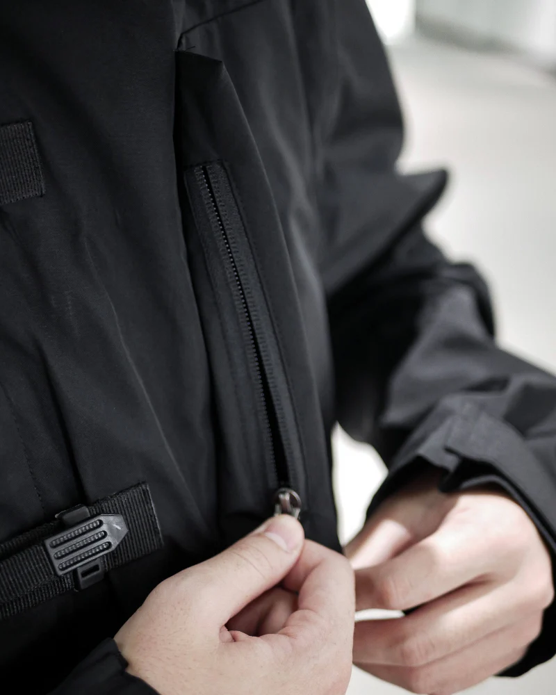 Cyberpunk Functional Waterproof Detachable Sleeves Jacket - Image 13