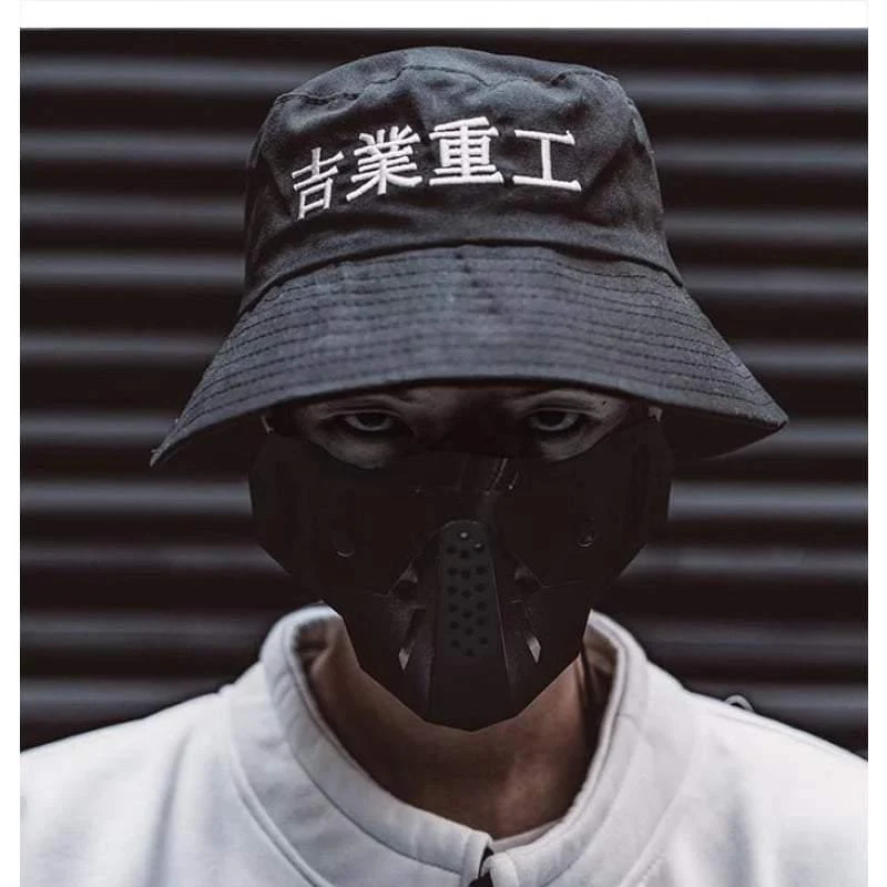Cyberpunk Futuristic Half Face Mask - Image 11