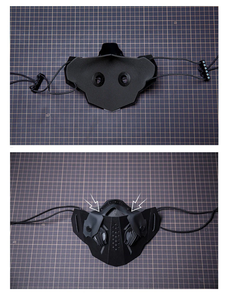 Cyberpunk Futuristic Half Face Mask - Image 13