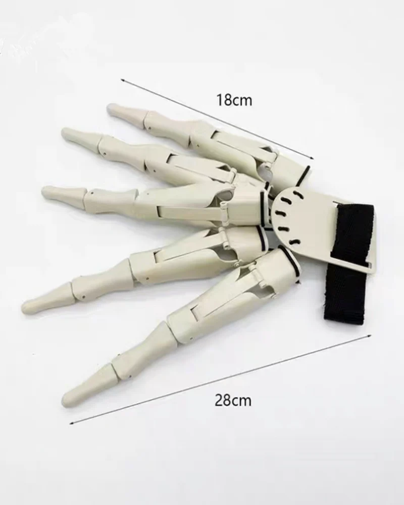 Cyberpunk Ghost Claw Articulated Fingers Gloves - Image 15