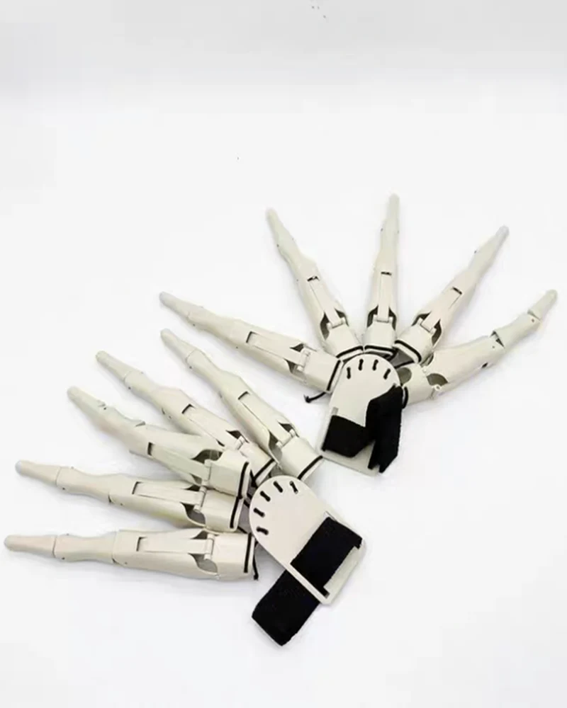 Cyberpunk Ghost Claw Articulated Fingers Gloves - Image 16