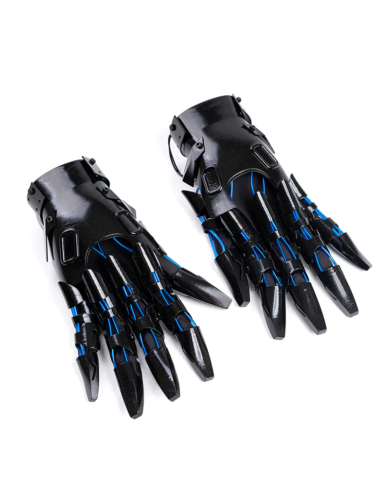 Cyberpunk Glowing Mechanical Hand Gloves - Image 5