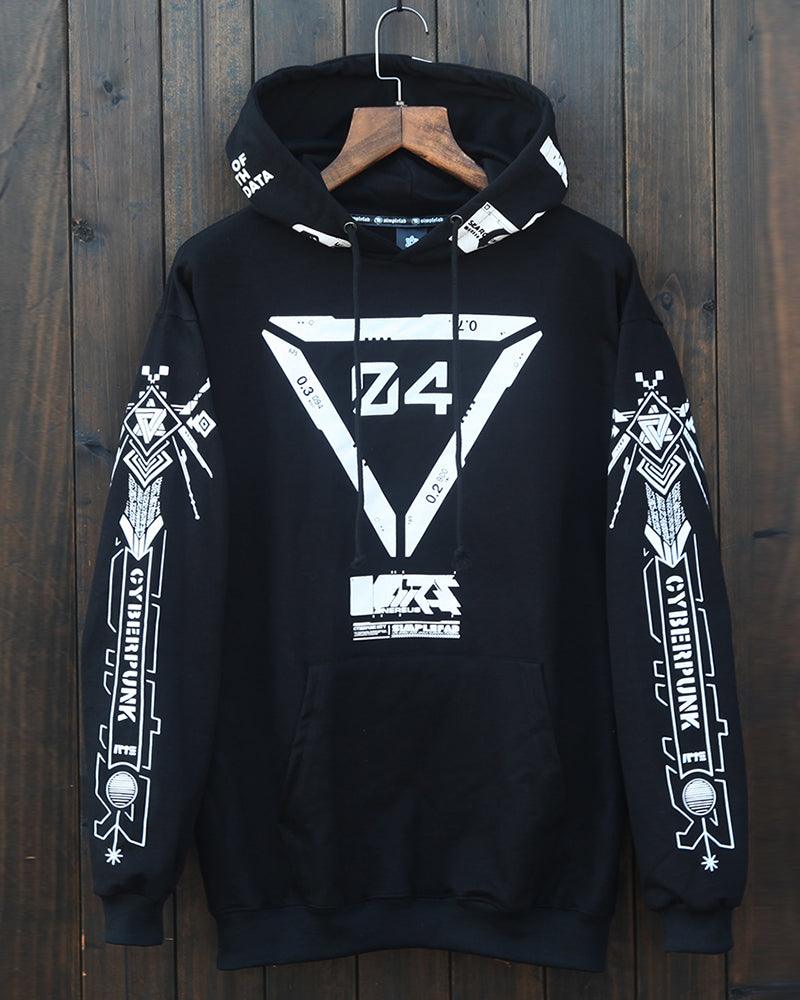 Cyberpunk Graphic Motorcycle Hoodie - Image 10