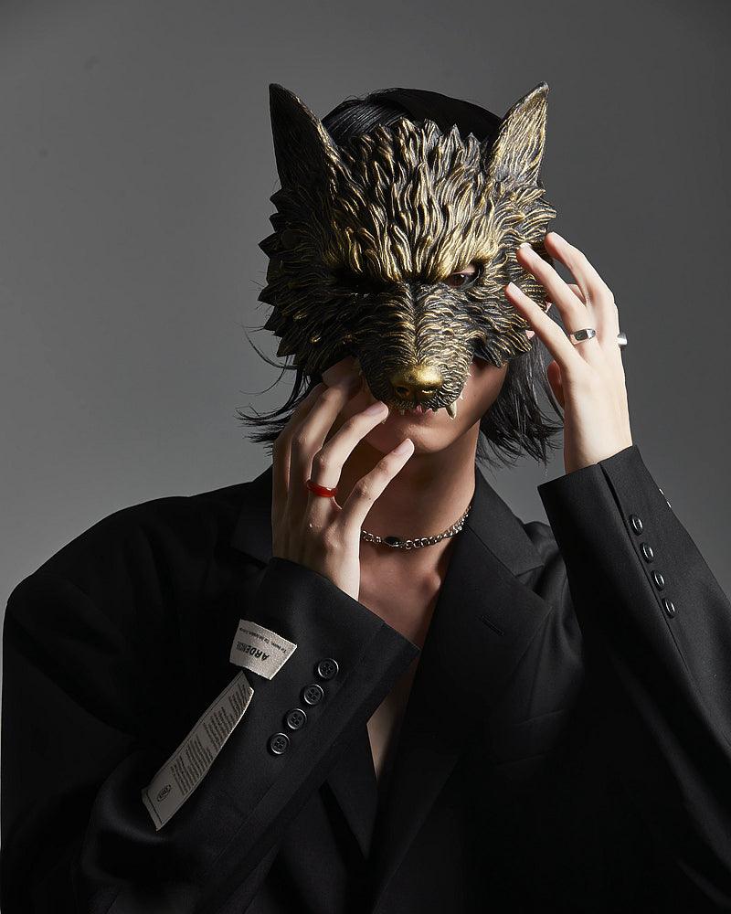 Cyberpunk Half Face Werewolf Mask - Image 7