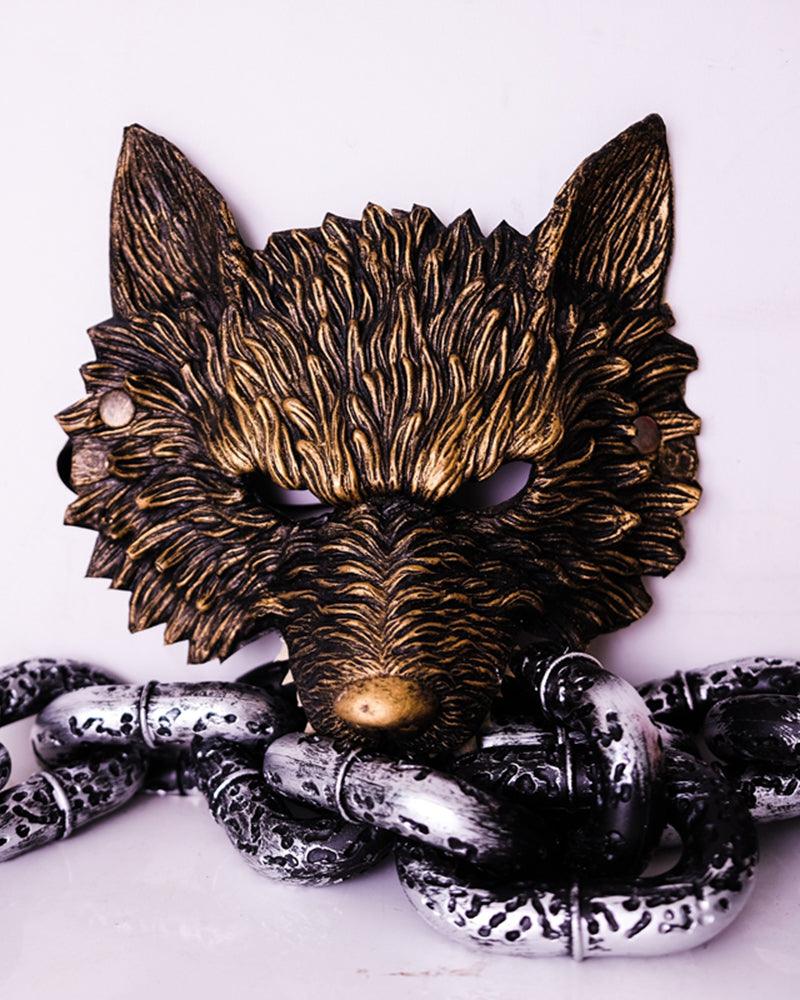 Cyberpunk Half Face Werewolf Mask - Image 8