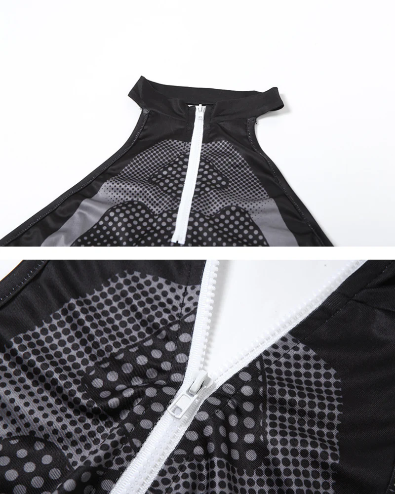 Cyberpunk Halter Cut Out Bodysuit - Image 8