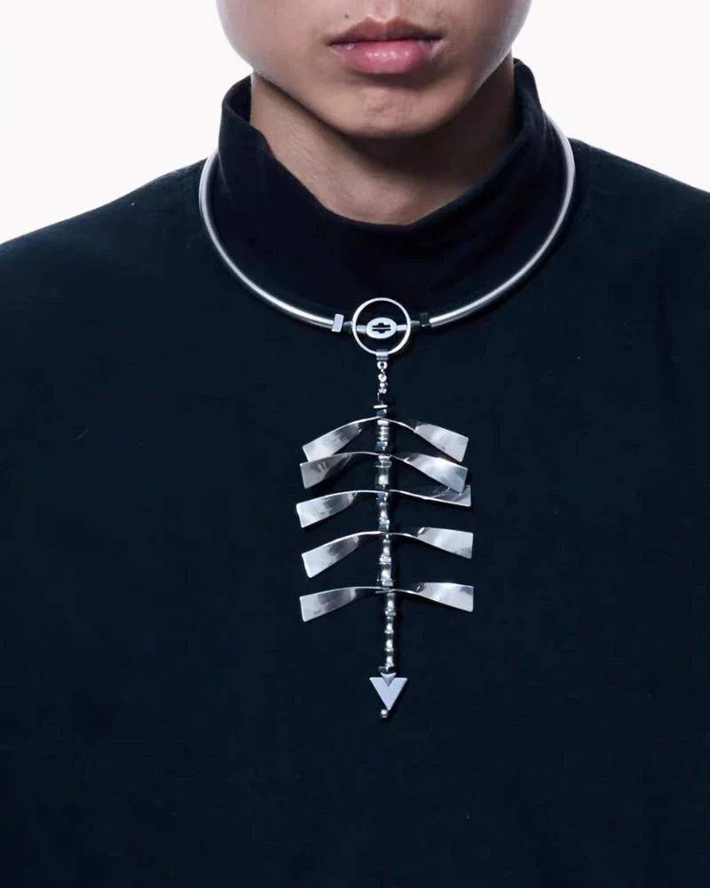 Cyberpunk Handmade Multi-functional Necklace - Image 2