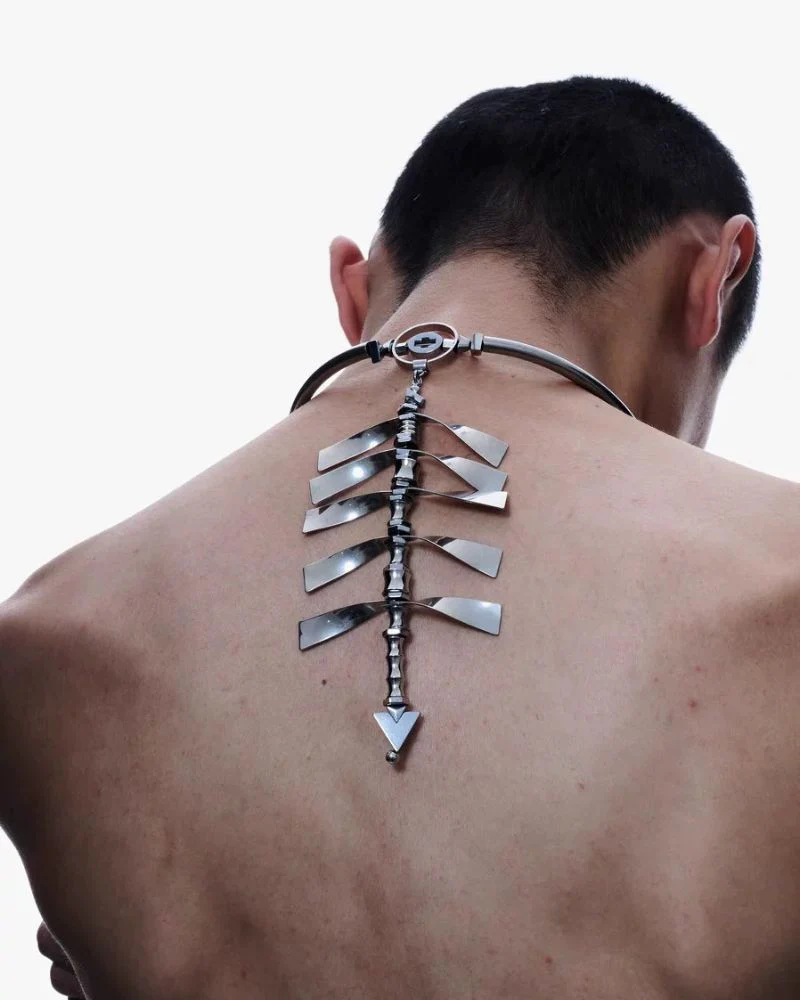 Cyberpunk Handmade Multi-functional Necklace - Image 4