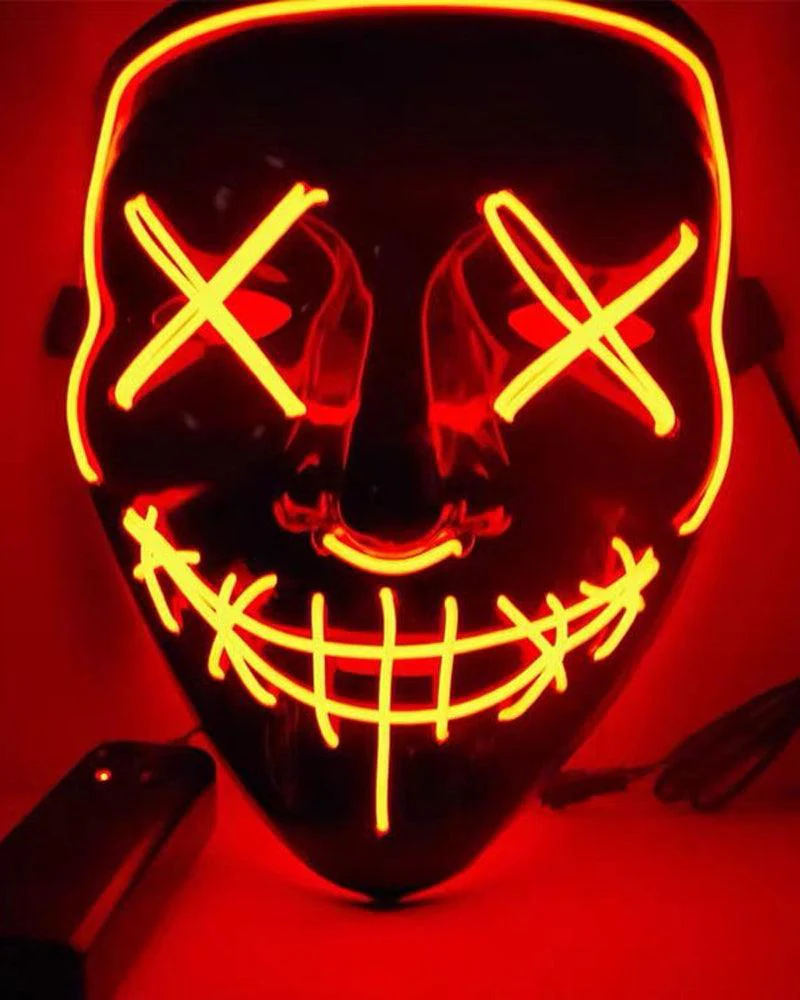 Cyberpunk LED Ghost Face Mask - Image 7