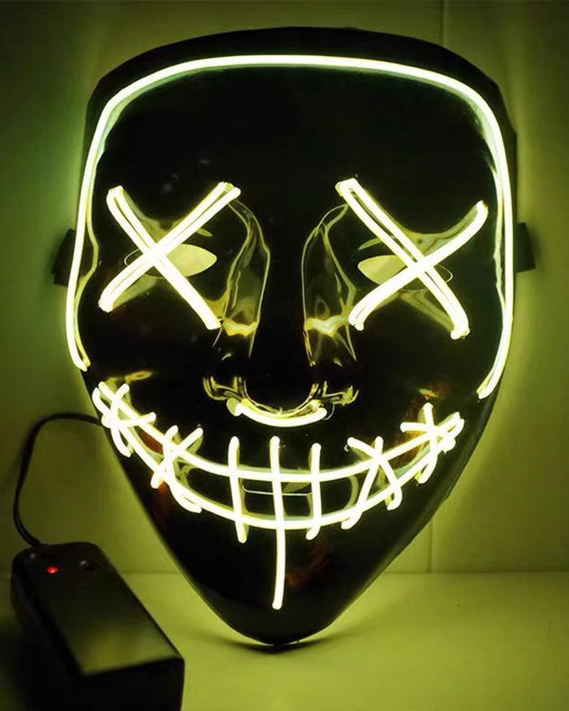 Cyberpunk LED Ghost Face Mask - Image 8