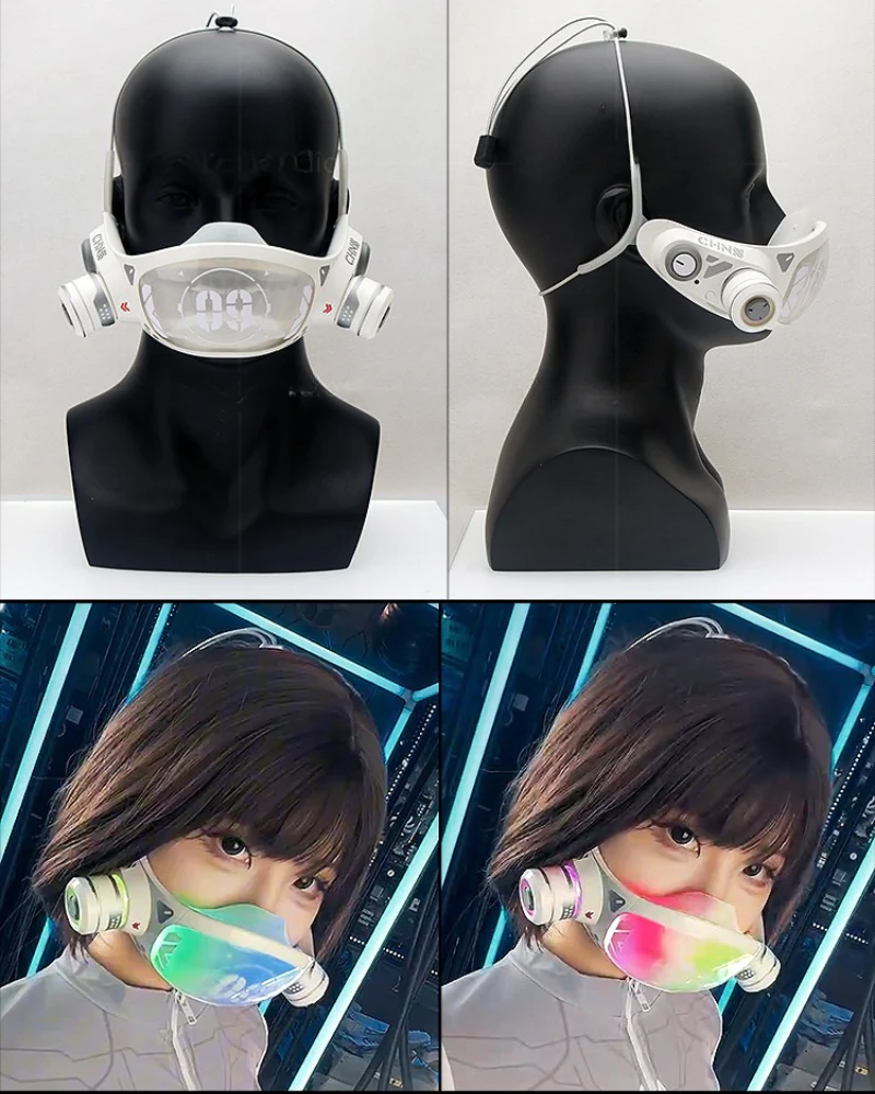 Cyberpunk LED Glow Hand Armor Mech Mask(Sold Separately) - Image 8