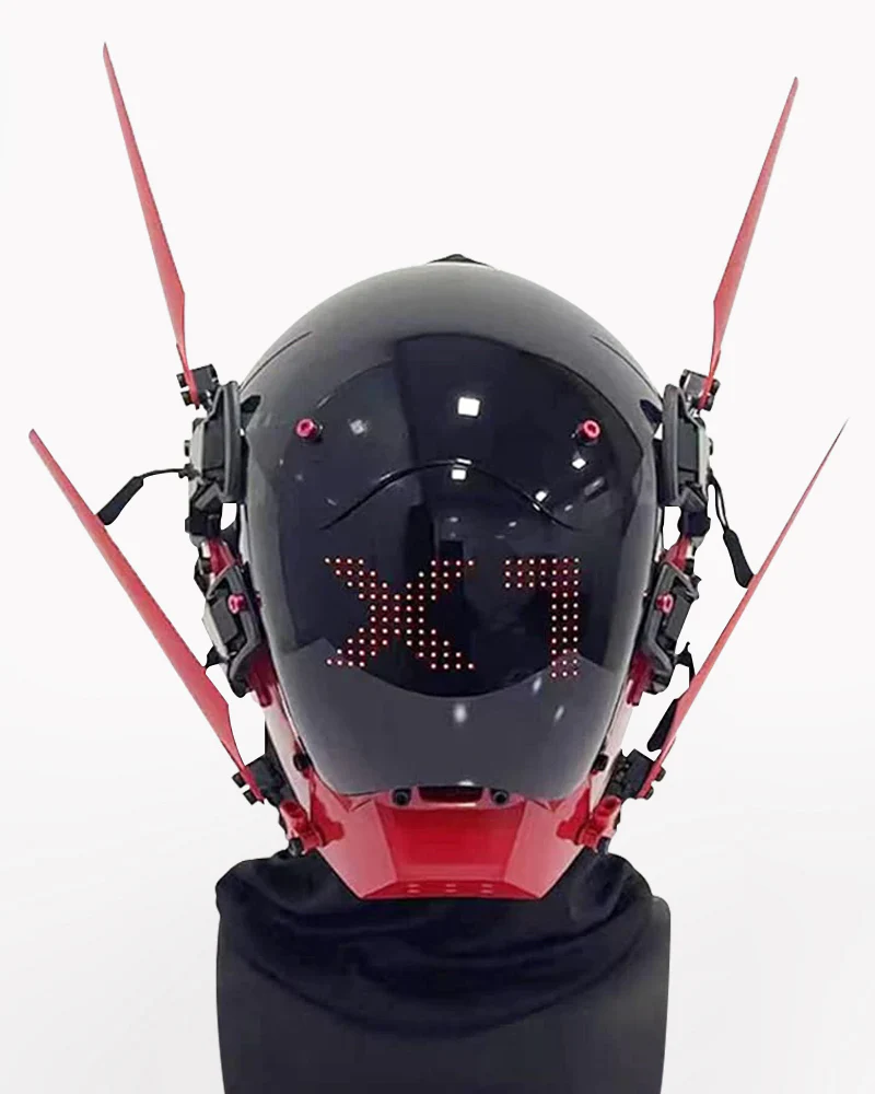 Cyberpunk LED Light Helmet Mask - Image 12