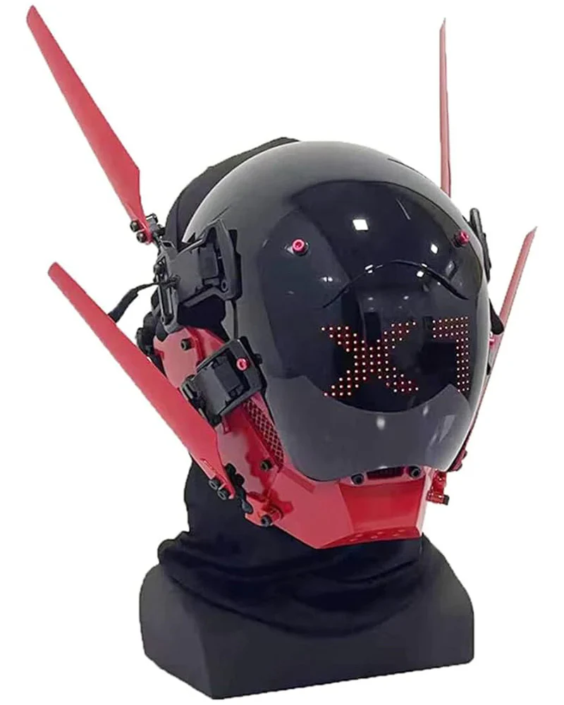 Cyberpunk LED Light Helmet Mask - Image 13