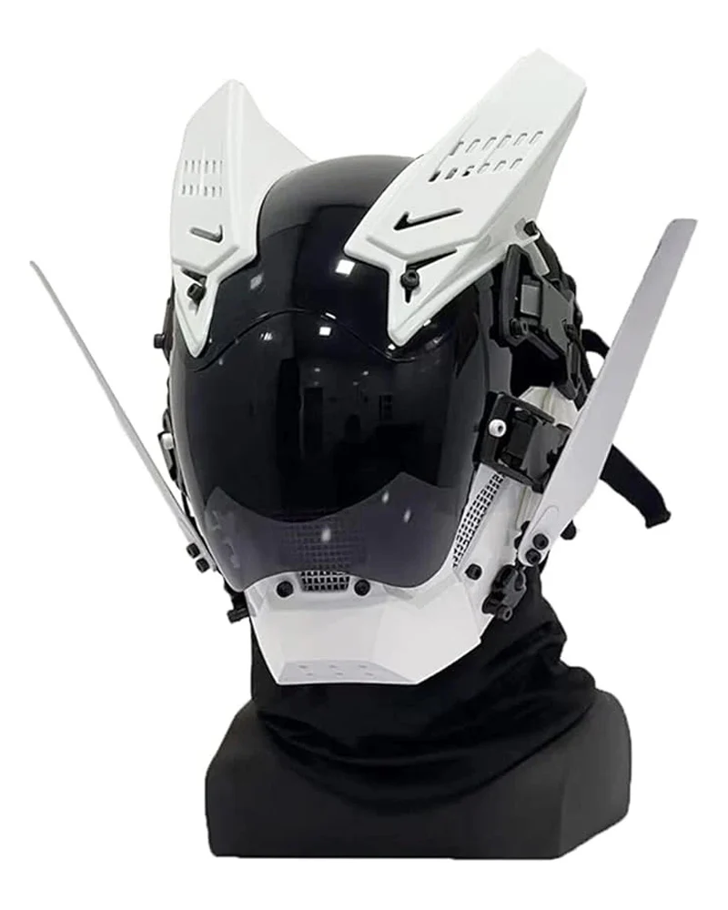Cyberpunk LED Light Helmet Mask - Image 2