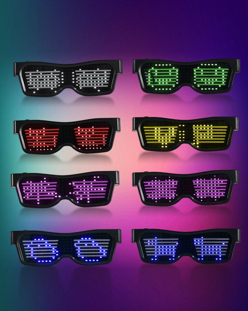 Cyberpunk LED Light Up Glasses ( Customizable Text And Image Available) - Image 3