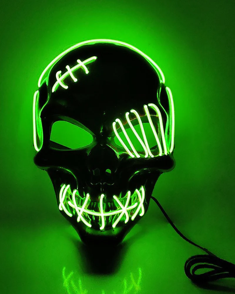 Cyberpunk LED Skull Ghost Face Mask - Image 27