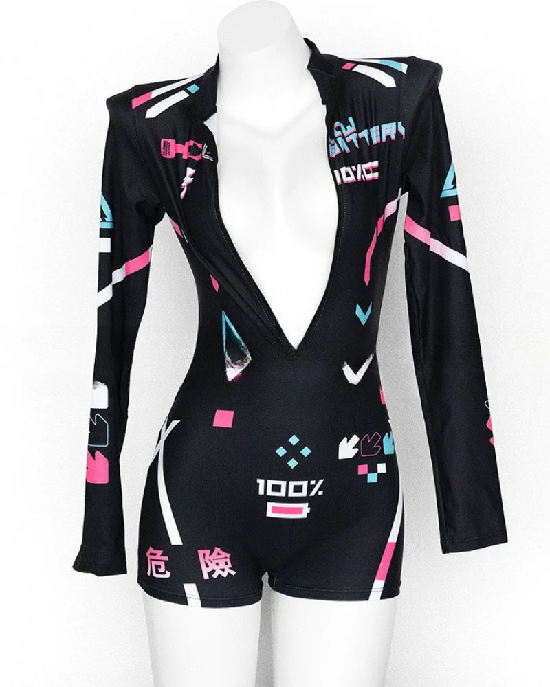 Cyberpunk Mech Cosplay Bodysuit - Image 12