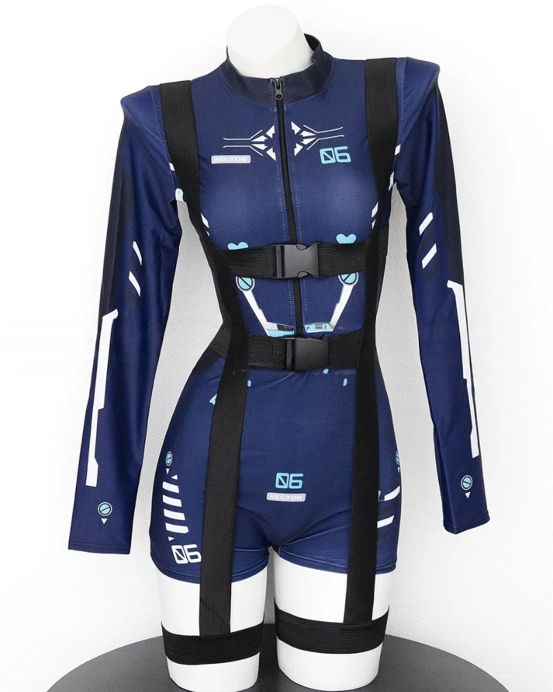 Cyberpunk Mech Cosplay Bodysuit - Image 3