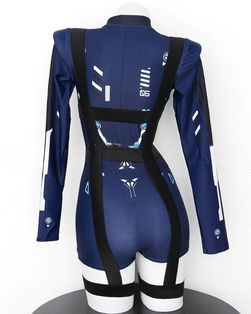 Cyberpunk Mech Cosplay Bodysuit - Image 4