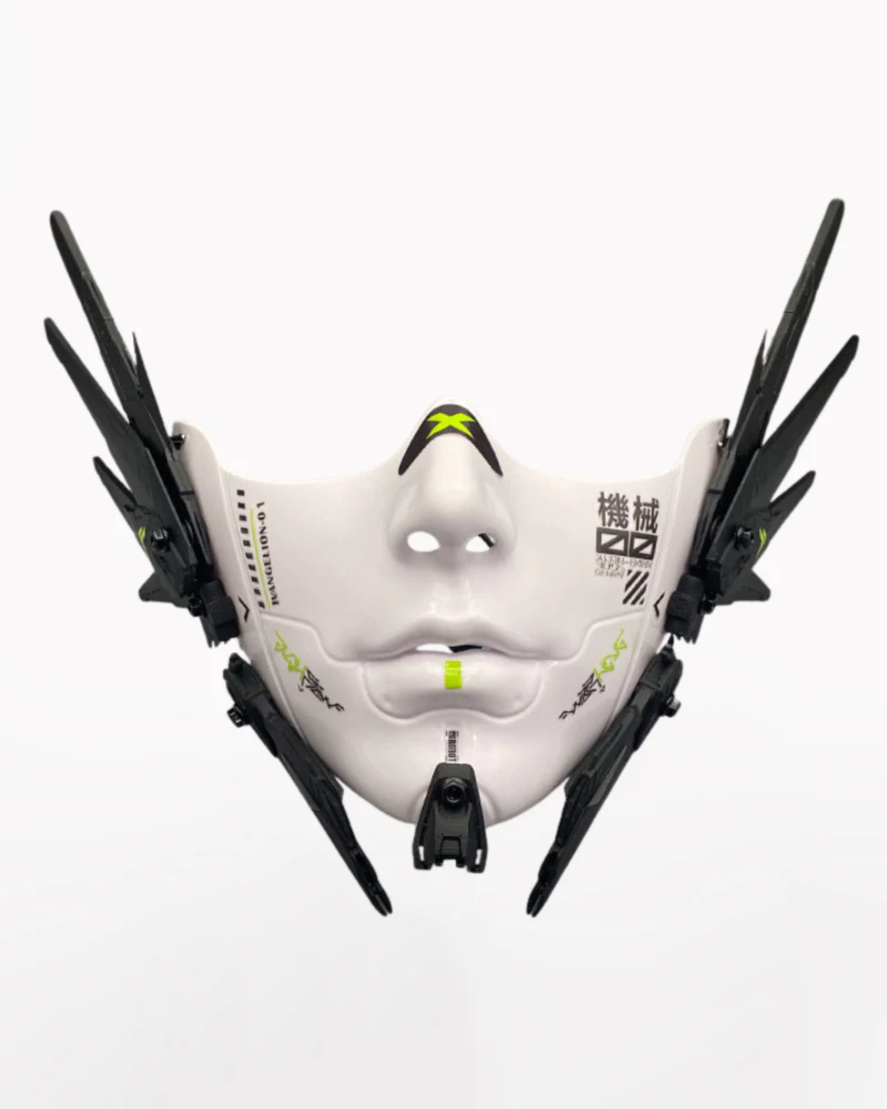 Cyberpunk Mecha Tech Half-Face Mask - Image 2