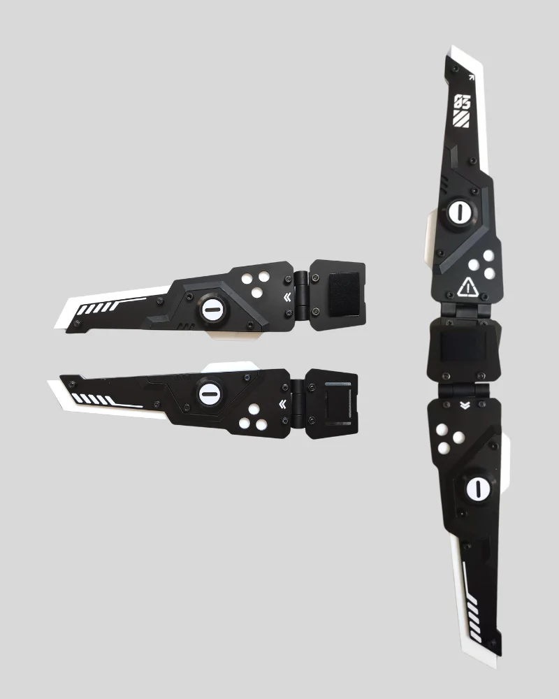 Cyberpunk Mechanical Futuristic Visor Mask and Neck Gaiter - Image 11