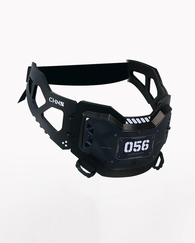 Cyberpunk Mechanical Futuristic Visor Mask and Neck Gaiter - Image 8