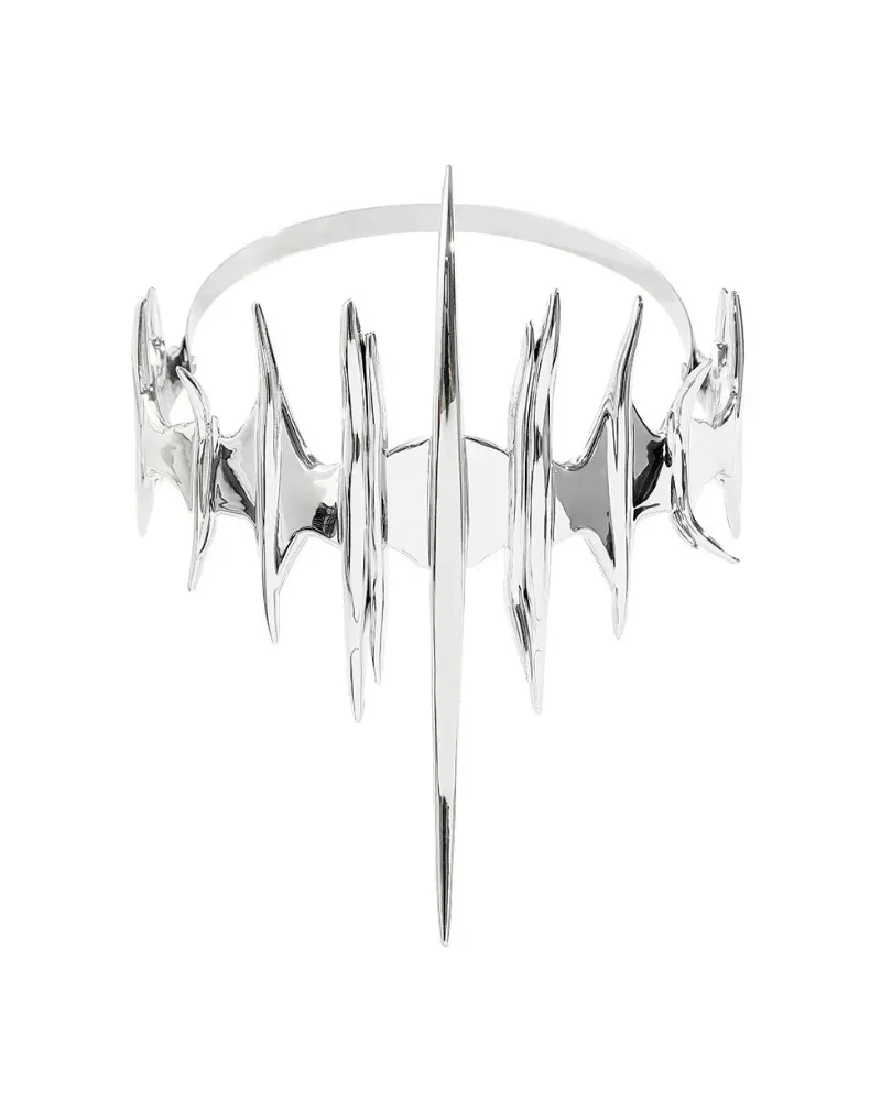 Cyberpunk Metal Sci-Fi Mask - Image 2