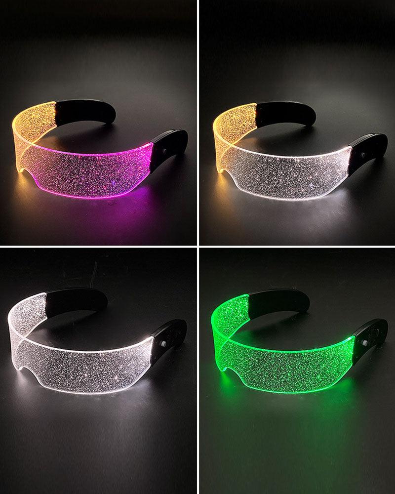 Cyberpunk Party Futuristic Rave Led Glasses - Image 2