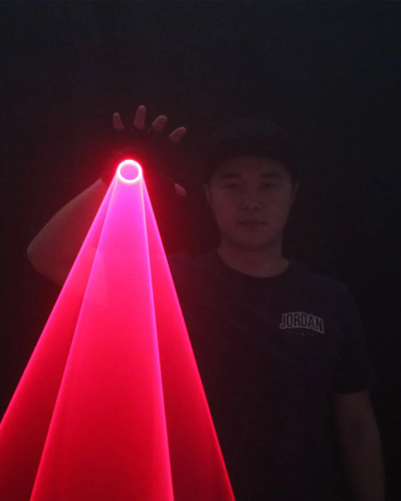 Cyberpunk Red&Green Laser Light Up Gloves - Image 8